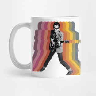 Elvis Costello Retro Fade Mug